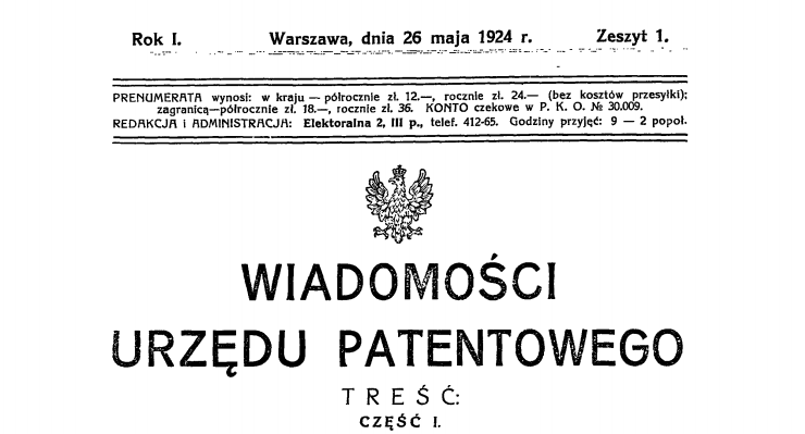 Historia… Prawa własności przemysłowej