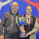 Zdobyte złoto córki w badmintonie na YONEX Polish Open U19 , Antonina Cybulka, Uladzmir Cybulka, jesień 2024