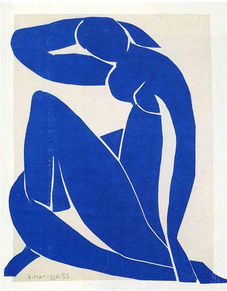 Blue Nude II, 1952 Musée National d'Art Moderne, Paris